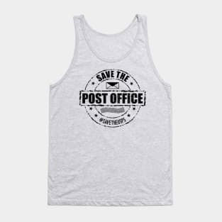 Vintage  Distressed Save The Post Office Tank Top